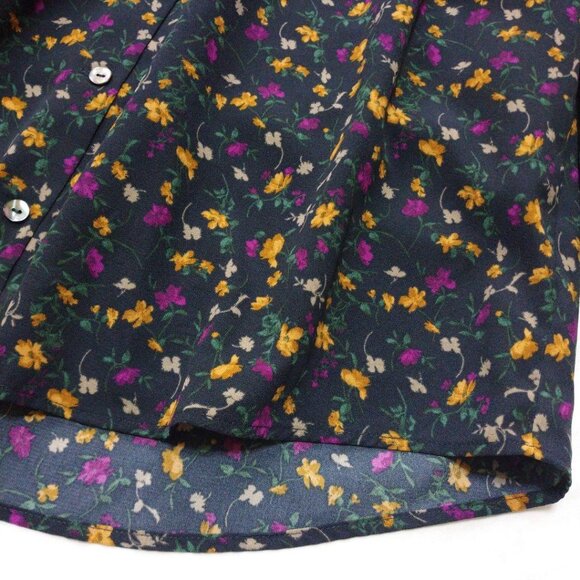 LEPSIM Floral V-Neck Blouse - Size L - Picture 5 of 7